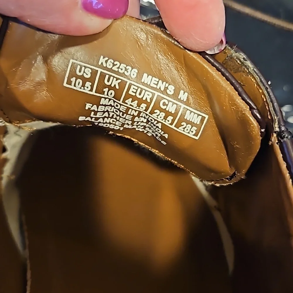 Rockport RocB Toe LA 5710 10.5 Brown Dress Shoe in Box EUC
